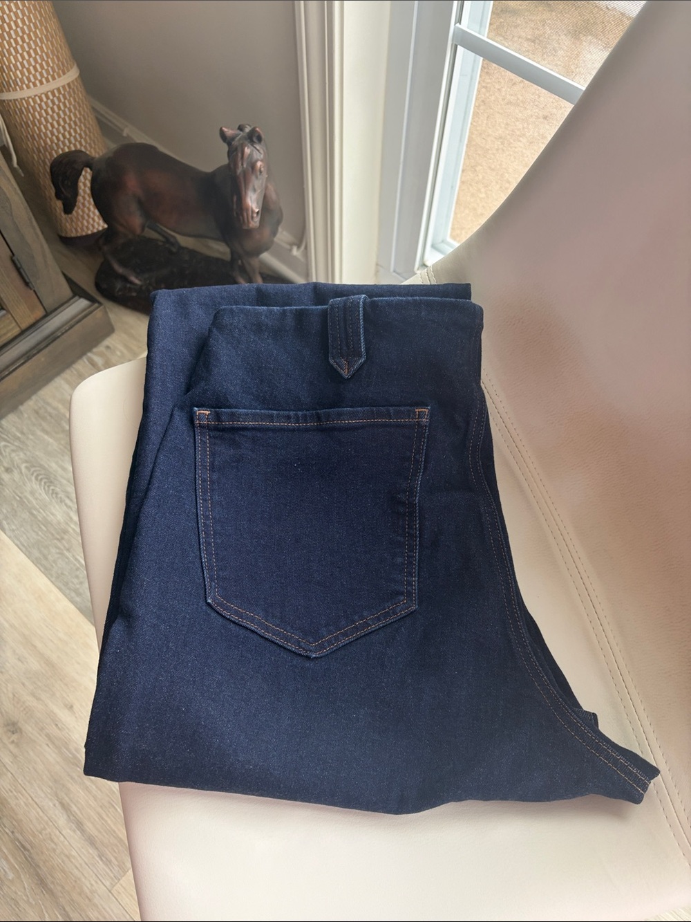 Express Mid Rise Dark Wash '70s Flare Jeans 14 long